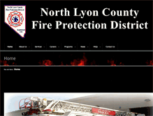 Tablet Screenshot of northlyonfire.com